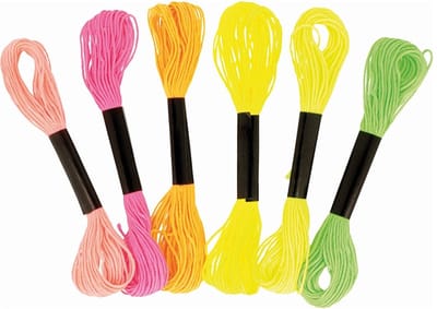 6 fluo katoenen draden 8 m - Artemio