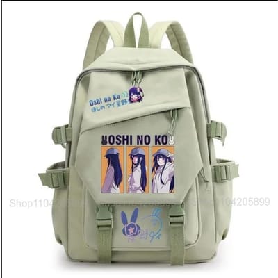 OSHI NO KO Rugzak Het Kind Dat Ik Aanbeval Anime Mochila Student Schooltas Meisjes Cadeau Schattig Dagelijks Reizen Rucksack 16 inches