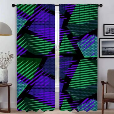 Geverfd Design Verduisterend Gordijn voor Kamer 2 Paneel Gordijnen Kinderkamer Halloween Decoratie Shades Huis Interieur Gordijnen Woonkamer W50xH70cmx2pcs-CL
