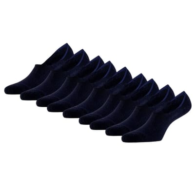 Morethansocks - Bamboe Footies - Badstof zool - 9-Pack - Naadloze sokken - Footies dames - Sneakersokken - Bamboe