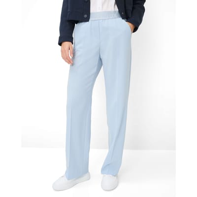 Brax Dames Palazzobroek  Style MAINE VINTAGE BLUE, lichtblauw, maat 44