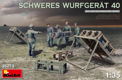 MiniArt Modelbouwpakket Militaire voertuigen - 35273 Schweres Wurfgerät 40 Plastic - 1:35 - Modelbouw