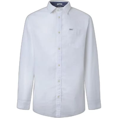Pepe Jeans Parker Overhemd Met Lange Mouwen Wit S Man
