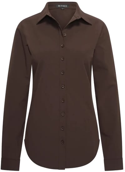 MI PIACE - Travel Blouse Uni 60840 Espresso - Maat : XL