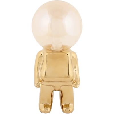 Leitmotiv Tafellamp Ross LED - Goud - 12x12x27cm - Scandinavisch