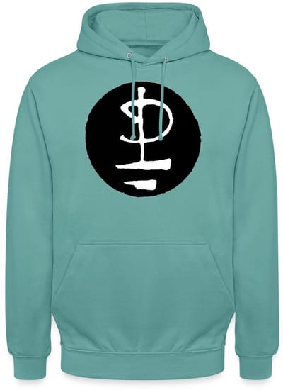 Pink Floyd Logo Zwart Wit Hoodie Unisex