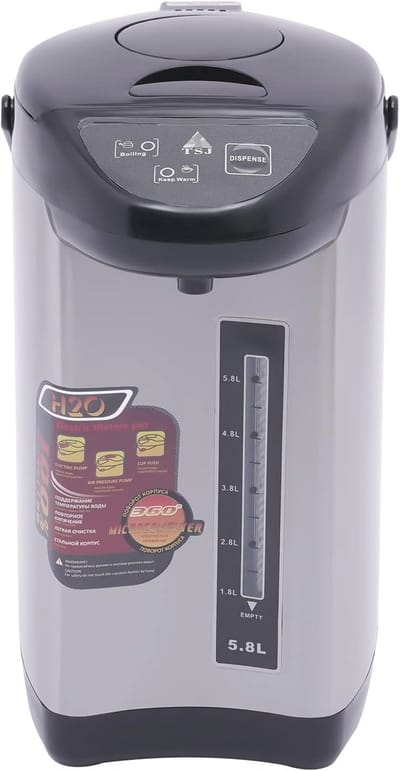 Waterdispenser 4 liter van roestvrij staal - Warmwaterdispenser en theekoker