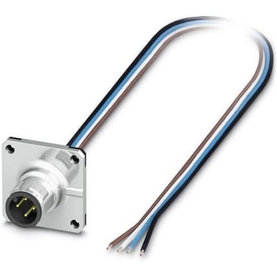 Phoenix Contact 1419784 Sensor/actuator inbouwconnector M12 Aantal polen (sensoren): 4 Stekker, inbouw 0.50 m 1 stuk(s)