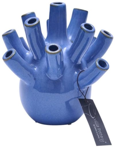 Vaas - Villa Pottery - Woondecoratie - Keramiek - Decoratie - Voorjaarscollectie - Waterdicht - Pinokkio 1_1 Blue