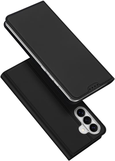 Dux Ducis Geschikt voor Samsung Galaxy S26 Plus - Slim bookcase hoesje - Zwart
