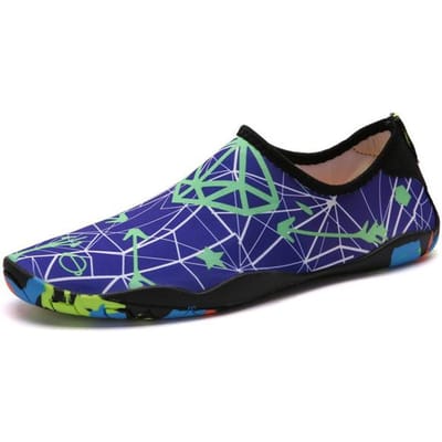 Chaussures d'eau de plage pieds nus pour hommes femmes amoureux extérieur pêche natation vélo séchage rapide chaussures aquatiques zapatos de mujer 36 bleu foncé