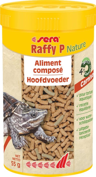 Sera - Raffy P Nature - Schilpaddenvoer - 250 ml