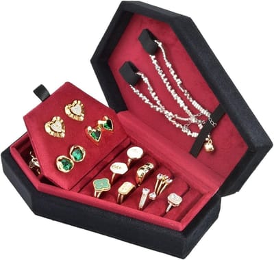Stijlvolle Opbergdozen voor Sieraden, Velours Ringdoos, Halloween Decoratie en Organisator voor Meisjes