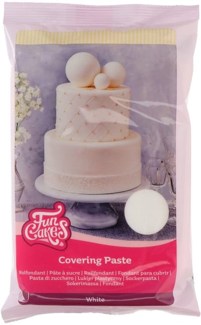 FunCakes Covering Paste - Wit - 500g - Fondant - Taartdecoratie