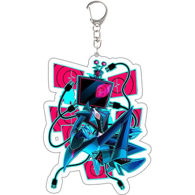 Pour Périphériques Anime Porte-clés Acrylique Série Vox Belle Apparence Accessoires Pendentif Sac à Dos Dessins Animés Personnalisés Cadeau de Festival blue