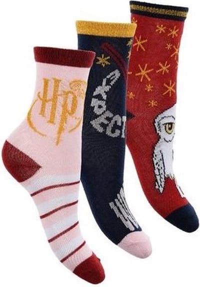 Harry Potter - sokken Harry Potter 3 paar- meisjes- maat 23/26