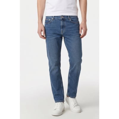 Tommy Hilfiger Straight Denton Jeans Sep Indigo Maat: W30L30 | Straight Jeans Outlet | Heren | Blauw
