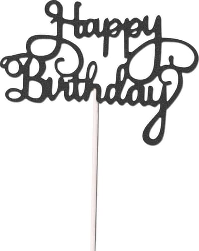 Akyol - taart topper - taarttopper -cake topper -happy birthday topper - glitter taart topper -taarttopper- Gelukkige Verjaardag Cake Topper- Bling Sparkle Decoratie Teken Gelukkige -Verjaardag Cake Topper- Meisje Verjaardag Dessert Decor