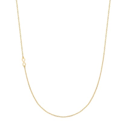 Ketting little infinity (AG925) goudkleurig