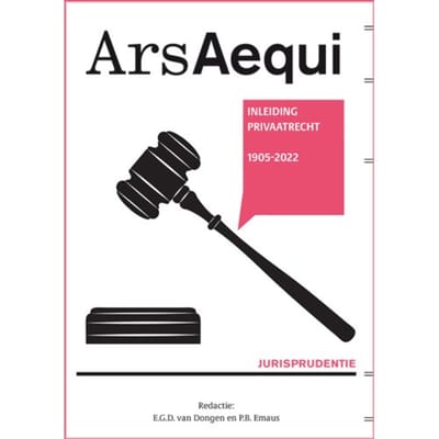 Jurisprudentie Inleiding Privaatrecht 1905-2022 - Ars Aequi Jurisprudentie