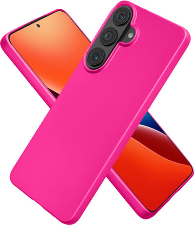 kwmobile telefoonhoesje geschikt voor Samsung Galaxy S26 - Hoesje voor smartphone - Back cover in metallic roze