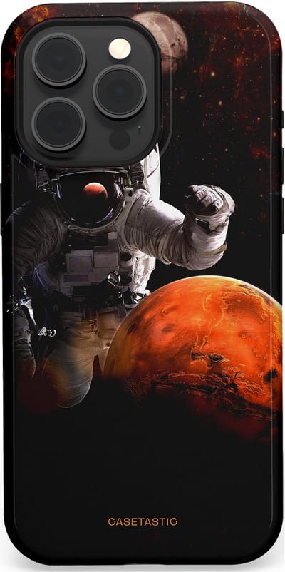 Casetastic Hoesje Geschikt voor Apple iPhone 15 Pro Max Magsafe - Stijlvolle Beschermende Duo-layer Case - Stellar avontuur