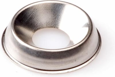 Kraalring M3x9mm Messing Vernikkeld - 250 stuks