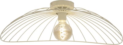 Lumidora Plafondlamp 75012 - Plafonniere - FABRIANO - E27 - Beige - Zand - Metaal - ⌀ 60 cm