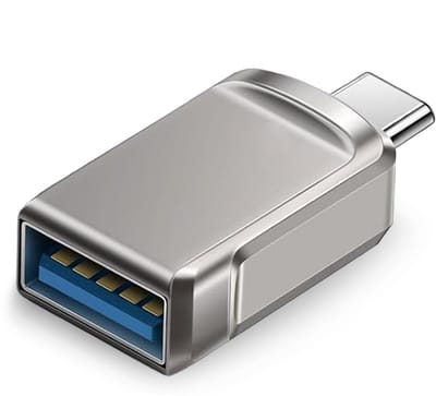 OTG Kabel Adapter - USB C naar USB A Adapter - USB 3.0 Converter geschikt voor Thunderbolt 4, Samsung Galaxy, Apple MacBook, iPhone 16, iPad Air, Pro naar USB HUB, Harde Schijf, SSD, USB Stick, Kaartlezer, Camera, Toetsenbord, Muis, MIDI Keyboard