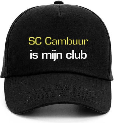 Pet met tekst: SC Cambuur is mijn club
