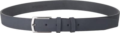 Donkerblauwe Lederen Riem van 3 cm Breed – Dames Riem Of Heren Riem – Taille maat 90 cm