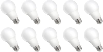 Spectrum LED Lamp E27 9W - 230V - 820 Lumen - 4000K Neutraal Wit - Natuurlijk Licht - Energiezuinig - 10 stuks