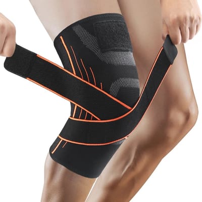 Kniebrace Compressie Mouw – Knie Ondersteuning Maat XL voor Sport, Fitness, Hardlopen, Gewichtheffen – Verlicht Artritis, Gewrichtspijn & Zwelling – 1 Stuk