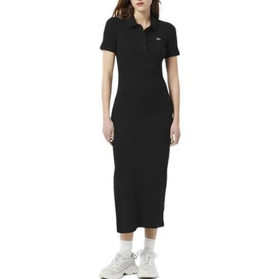 Jurk Lacoste Longue Ribbed