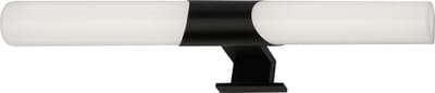 BRILONER Kalk - LED Spiegellamp - spiegelverlichting badkamer - neutral wit licht 4.000K - 12W - 1.300 Lm - zwart - 47cm