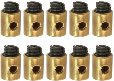 Dailygoods- Remkabelschroef 10 Stuks - Kabelconnector - Waterdicht - Duurzaam - Geschikt voor Verschillende Voertuigen - 5x6 mm