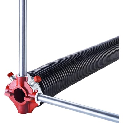 Ressorts de torsion pour porte de garage Paire de 0,250 x 2 x 35 pouces avec barres d'enroulement