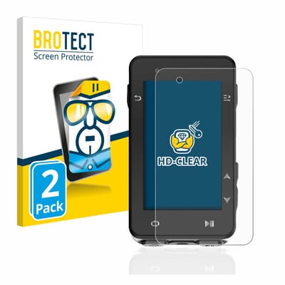 BROTECT - Screenprotector voor iGPSPORT iGS630 - Folie Beschermfolie transparant 2 Stuks