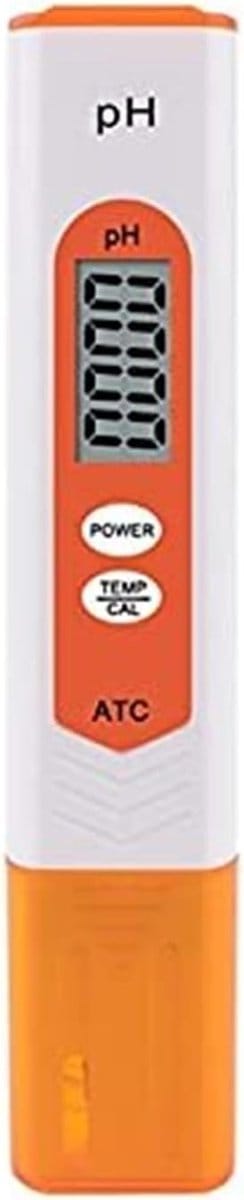 Waterkwaliteit Tester - Vochtigheidsmeter pH meter - Tuin Bodem Analyse - Automatische Kalibratie - LCD Temperatuur Display - One Color