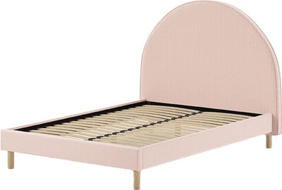 Bed Victoria Roze - Rubberhout - 140x200cm - Hoogte 132 cm
