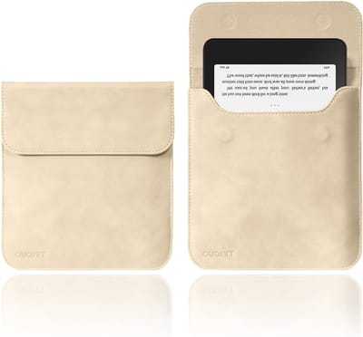 Beschermhoes voor Kindle Paperwhite 7" / 6.8" (12e / 11e Generatie - 2024/2021) en Colorsoft Signature Edition in Apricot - Duurzaam, Lichtgewicht en Stijlvol