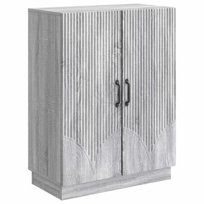 vidaXL - Dressoir - Grijs - sonoma - 66 - x - 34,5 - x - 87 - cm - Bewerkt - hout