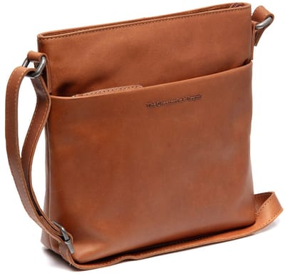 The Chesterfield Brand Leren Schoudertas Navene Crossbody Bag Cognac Bruine