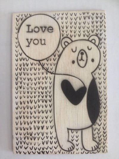 Postkaart Love you