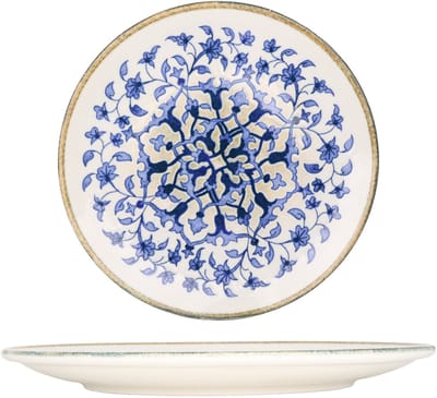 Kütahya Porselen Dinerbord - Tile Legacy - Porselein - 25 cm - set van 6