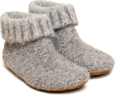 Gottstein Dames en Heren huissloffen Knit Boot Alpaka