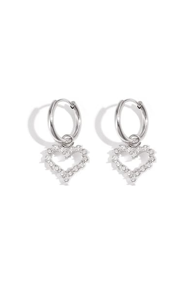 Oorbel met strass-steentjes - Verkleurt niet - Cadeau - Goudlief