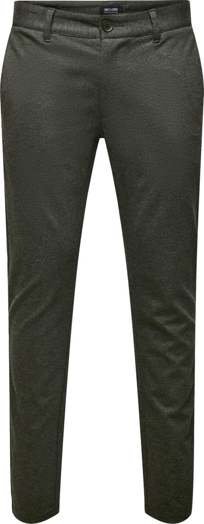 Only & Sons Broek Onsmark Slim Herringbone 2911 Pant 22022911 Olive Night Mannen Maat - W29 X L32