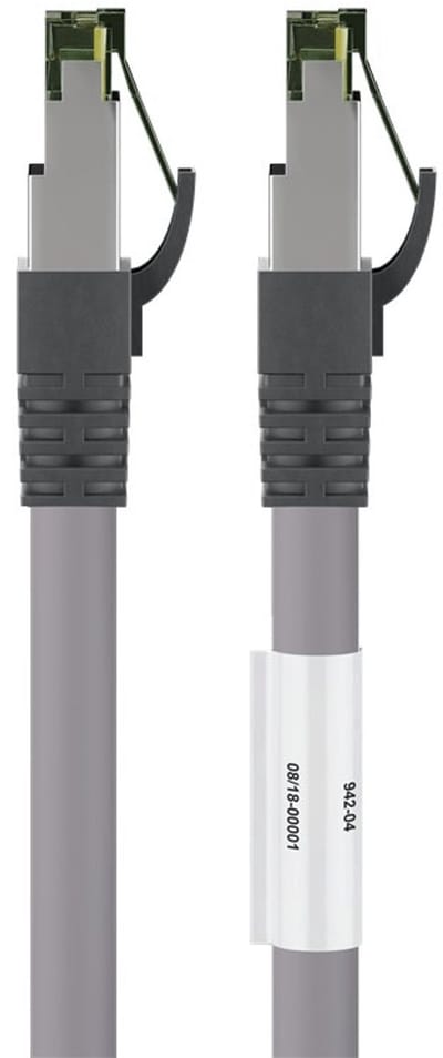 Danicom Cat8 S/FTP (PIMF) patchkabel - 3 meter grijs - netwerkkabel - internetkabel - UTP kabel - RJ45 - 10000 mbit/s