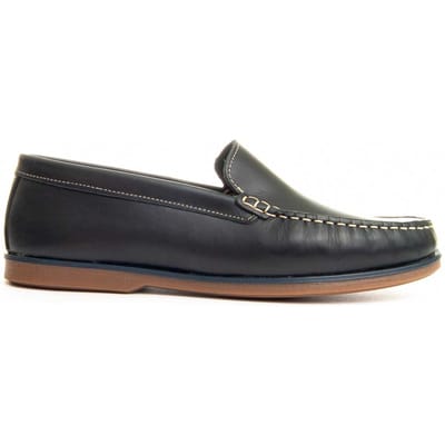 Purapiel Mocassin Mokka Zwart